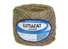 Шпагат льняной 100м (24шт/уп) (Гх)