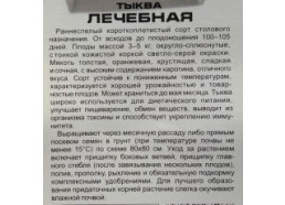 Тыква Лечебная (Марс)