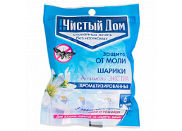 Антимоль шарики (экстра) ЧИСТЫЙ ДОМ 40г (250шт/уп) (ТехЭкс)